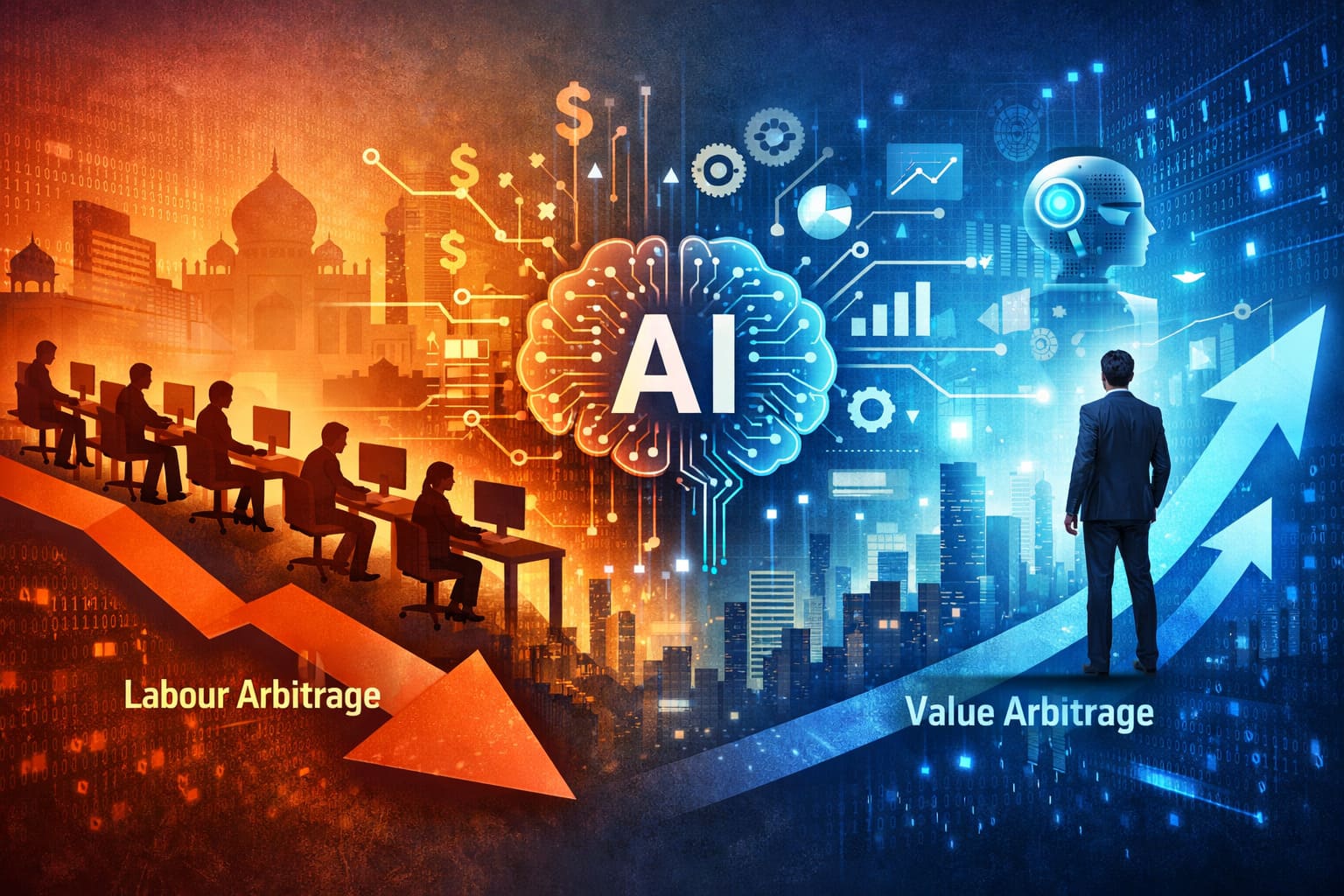 AI Disruption and Indian IT: Margin Compression, Business Model Risk, or a New Value Arbitrage?