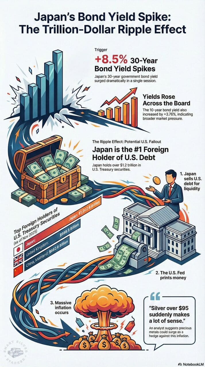 Japan Bond Yields at 4% | Global Liquidity Risk, Debt Confidence and Gold Signal